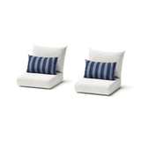 Cannes 2 Piece Sunbrella Outdoor Patio Club Chairs