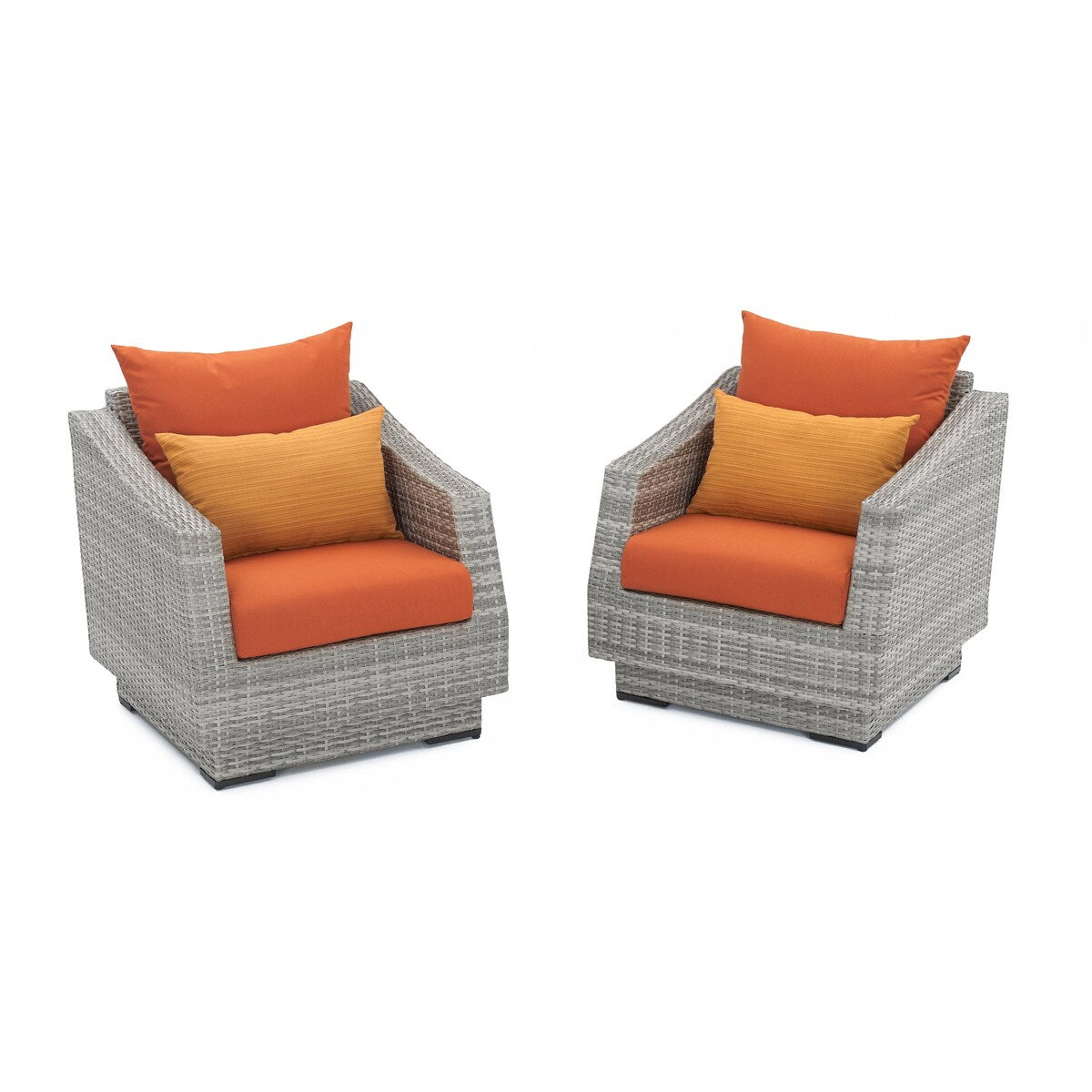 Cannes 2 Piece Sunbrella Outdoor Patio Club Chairs