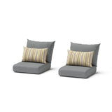 Cannes 2 Piece Sunbrella Outdoor Patio Club Chairs