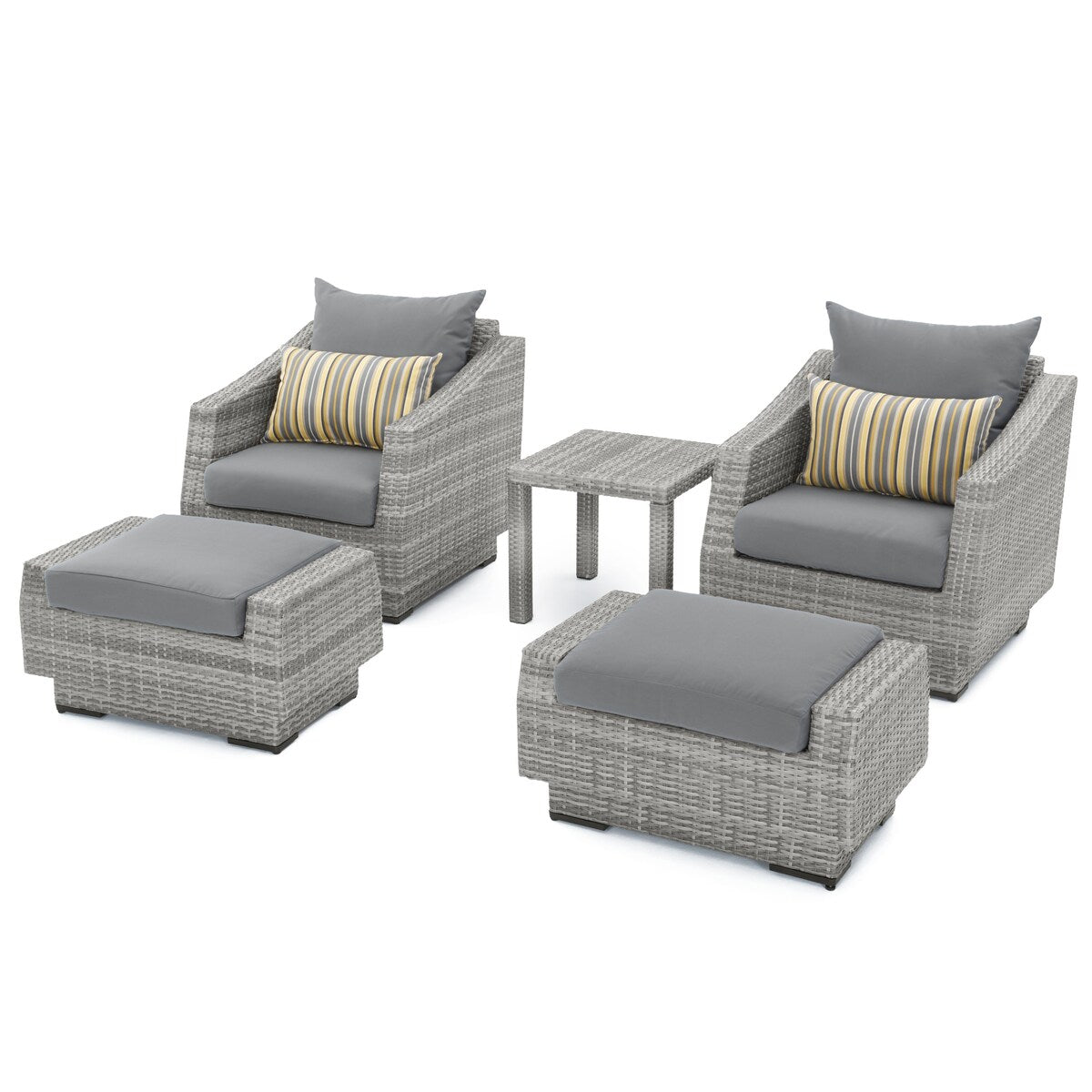 Cannes 20 Piece Sunbrella Outdoor Patio Estate Set