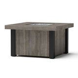 Cannes 5 Piece Sunbrella Outdoor Patio Fire Chat Set
