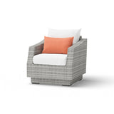 Cannes 9 Piece Sunbrella Outdoor Patio Sectional & Table