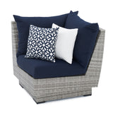 Cannes 9 Piece Sunbrella Outdoor Patio Sectional & Table