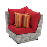 Cannes 9 Piece Sunbrella Outdoor Patio Sectional & Table