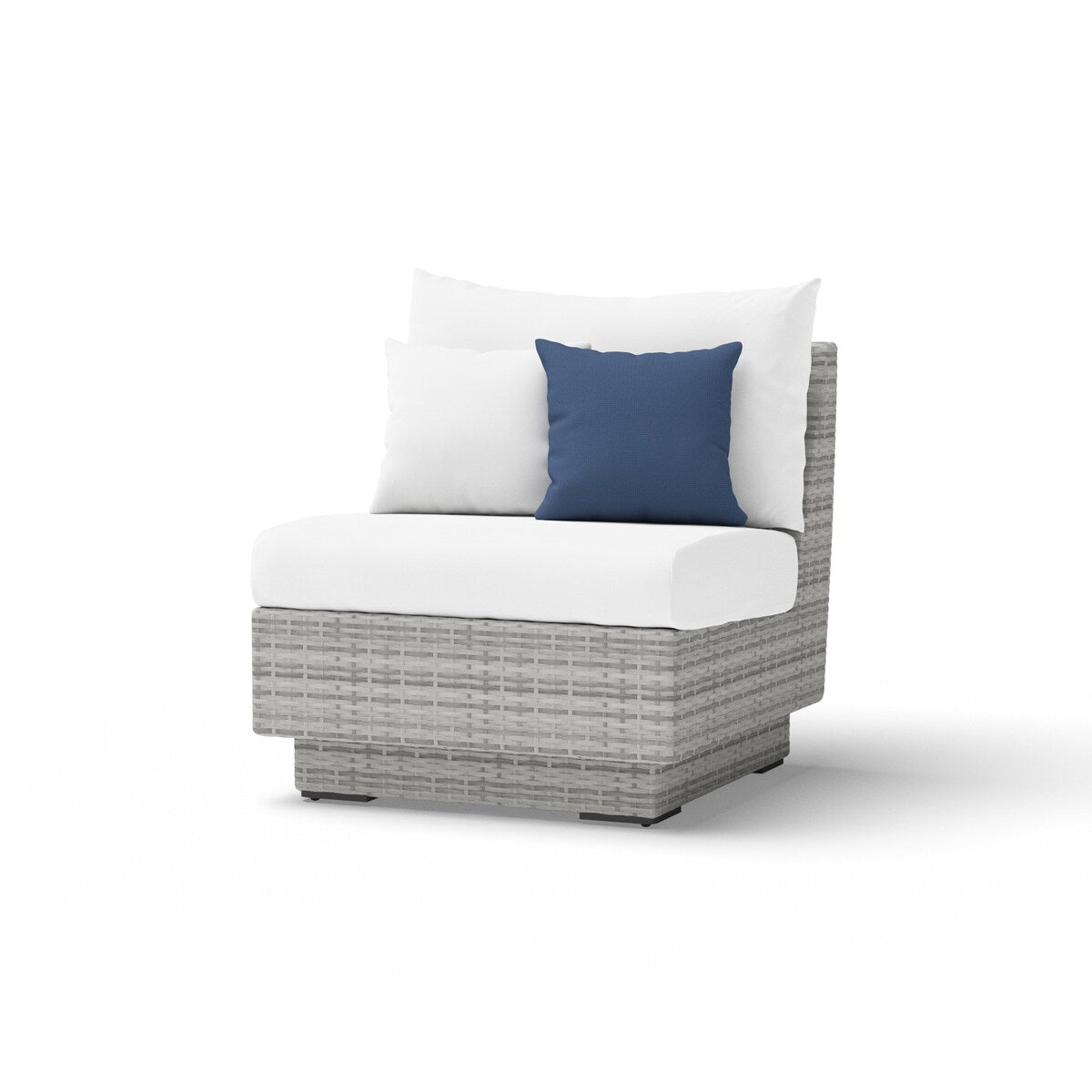 Cannes 9 Piece Sunbrella Outdoor Patio Sectional & Table