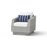Cannes 9 Piece Sunbrella Outdoor Patio Sectional & Table