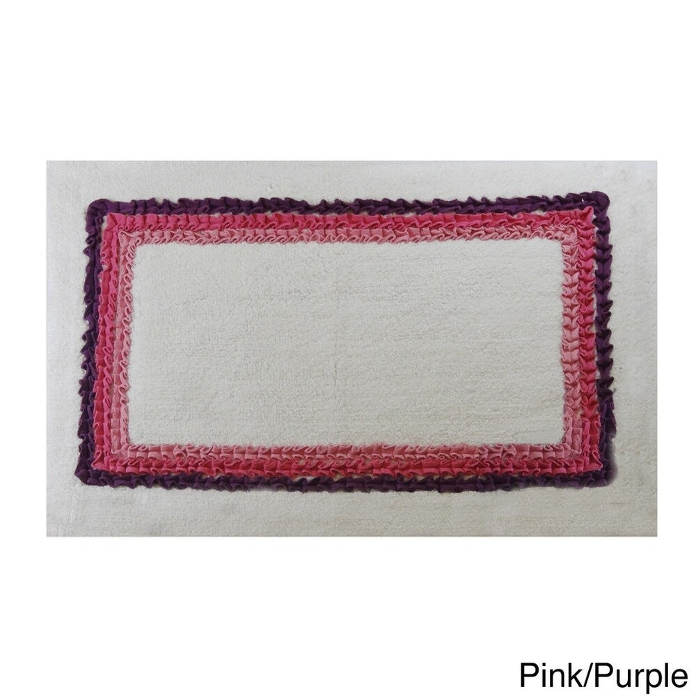 Canon Border Cotton 20 x 30 Bath Rug (Set of 2)