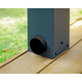 Stockholm 11ft. Gray/Clear Aluminum Patio Cover