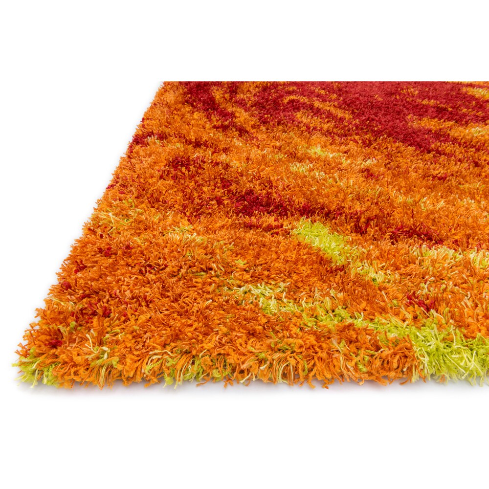 Alexander Home Stella Fire Shag Area Rug