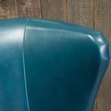 Canterburry High Back Bonded Leather Wing Chair by Christopher Knight Home