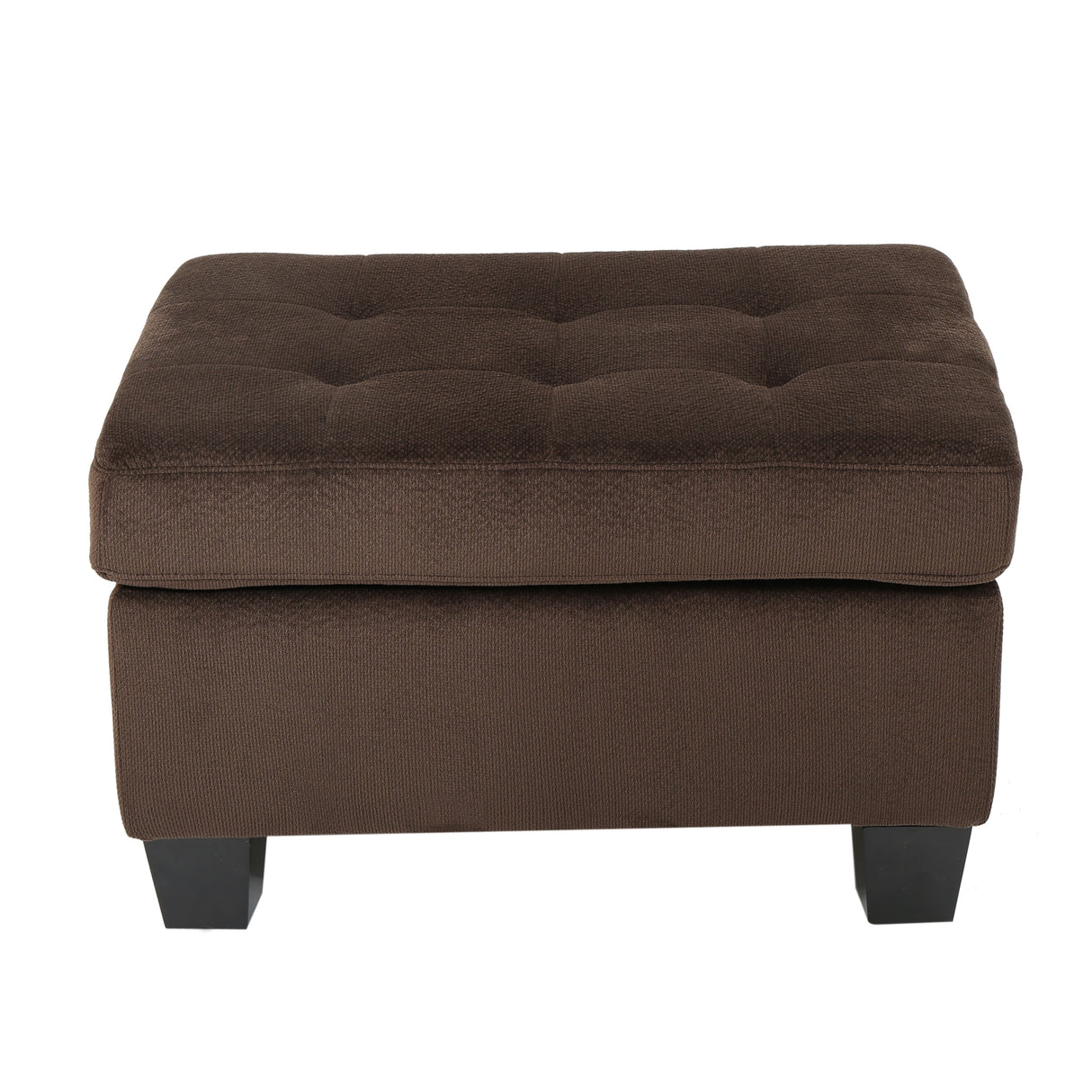 Canterbury Upholstered Tufted Ottoman by Christopher Knight Home