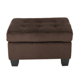 Canterbury Upholstered Tufted Ottoman by Christopher Knight Home