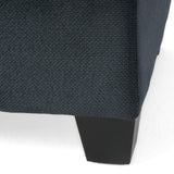 Canterbury Upholstered Tufted Ottoman by Christopher Knight Home