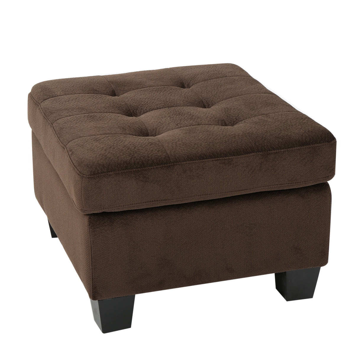 Canterbury Upholstered Tufted Ottoman by Christopher Knight Home