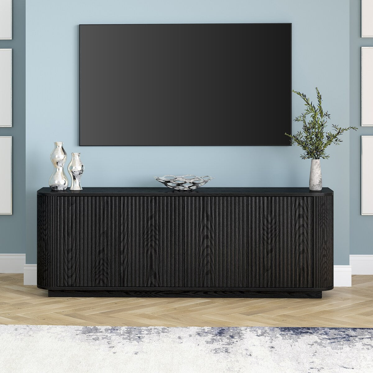 Canton Rectangular TV Stand for TV's up to 75" - 68" Wide