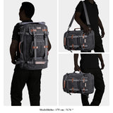 Canvas Backpack Vintage Travel Backpack Large Laptop Bags Convertible Shoulder Rucksack