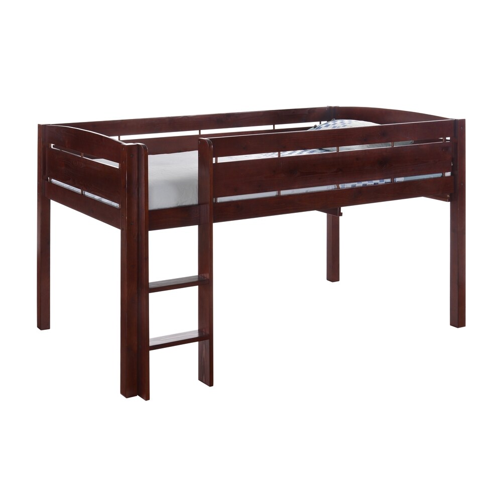 Canwood Whistler Junior Loft Bed Compatible with Twin-Sized Mattress - Featuring Underbed Storage/Organization