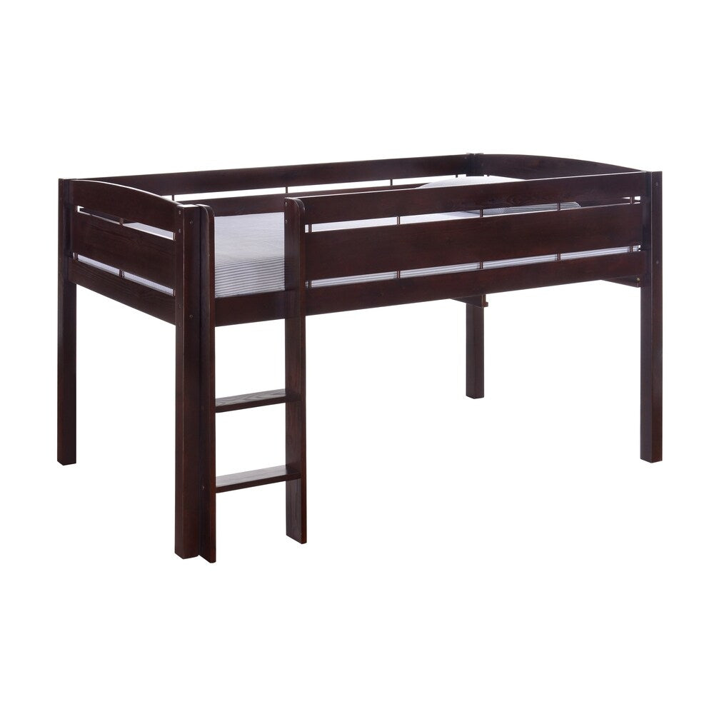 Canwood Whistler Junior Loft Bed Compatible with Twin-Sized Mattress - Featuring Underbed Storage/Organization