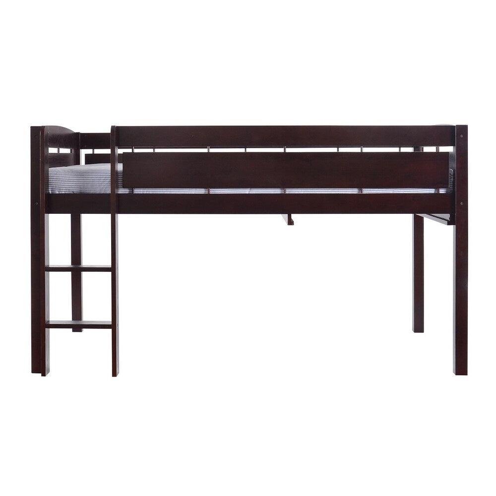 Canwood Whistler Junior Loft Bed Compatible with Twin-Sized Mattress - Featuring Underbed Storage/Organization