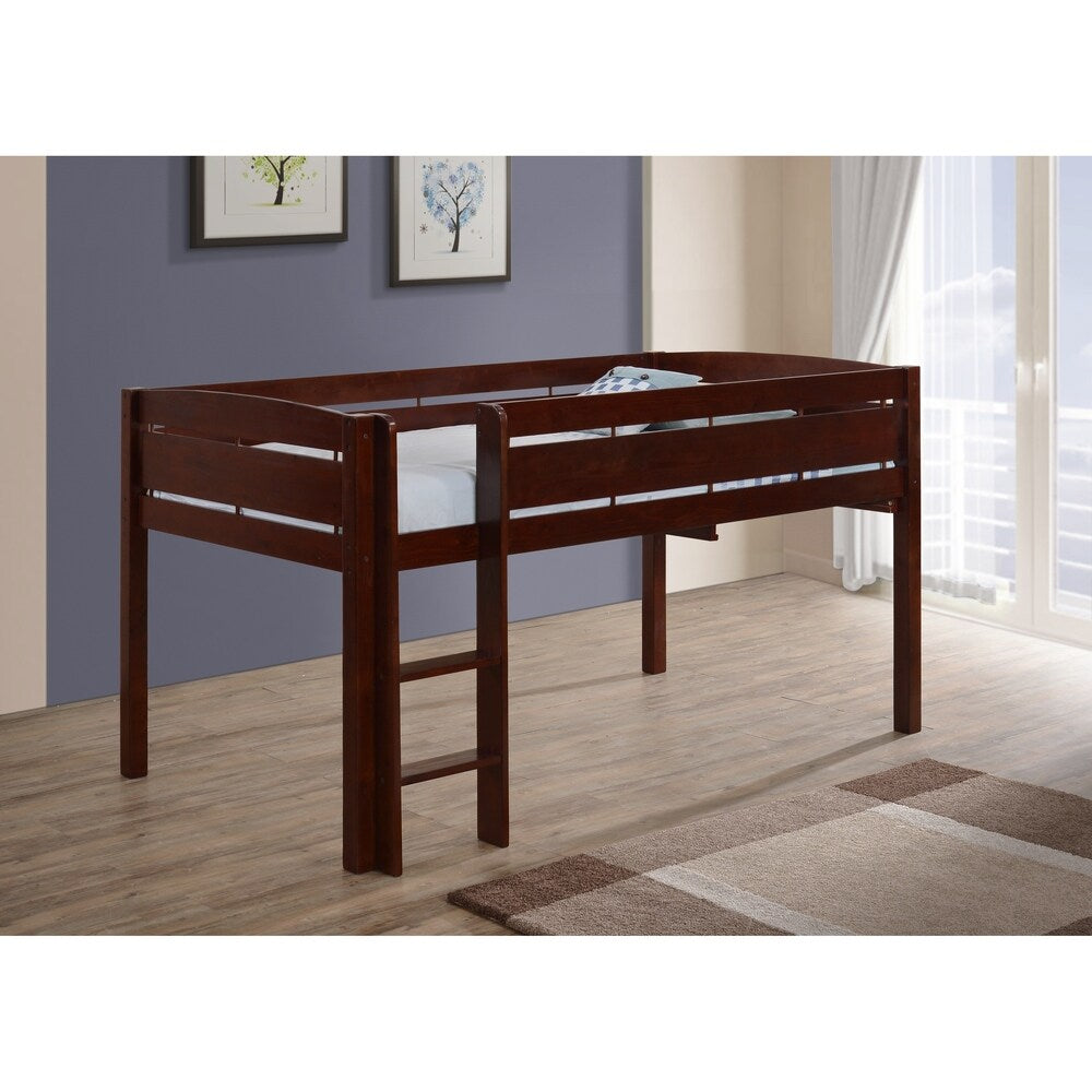 Canwood Whistler Junior Loft Bed Compatible with Twin-Sized Mattress - Featuring Underbed Storage/Organization