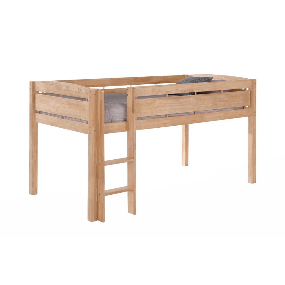 Canwood Whistler Junior Loft Bed Compatible with Twin-Sized Mattress - Featuring Underbed Storage/Organization