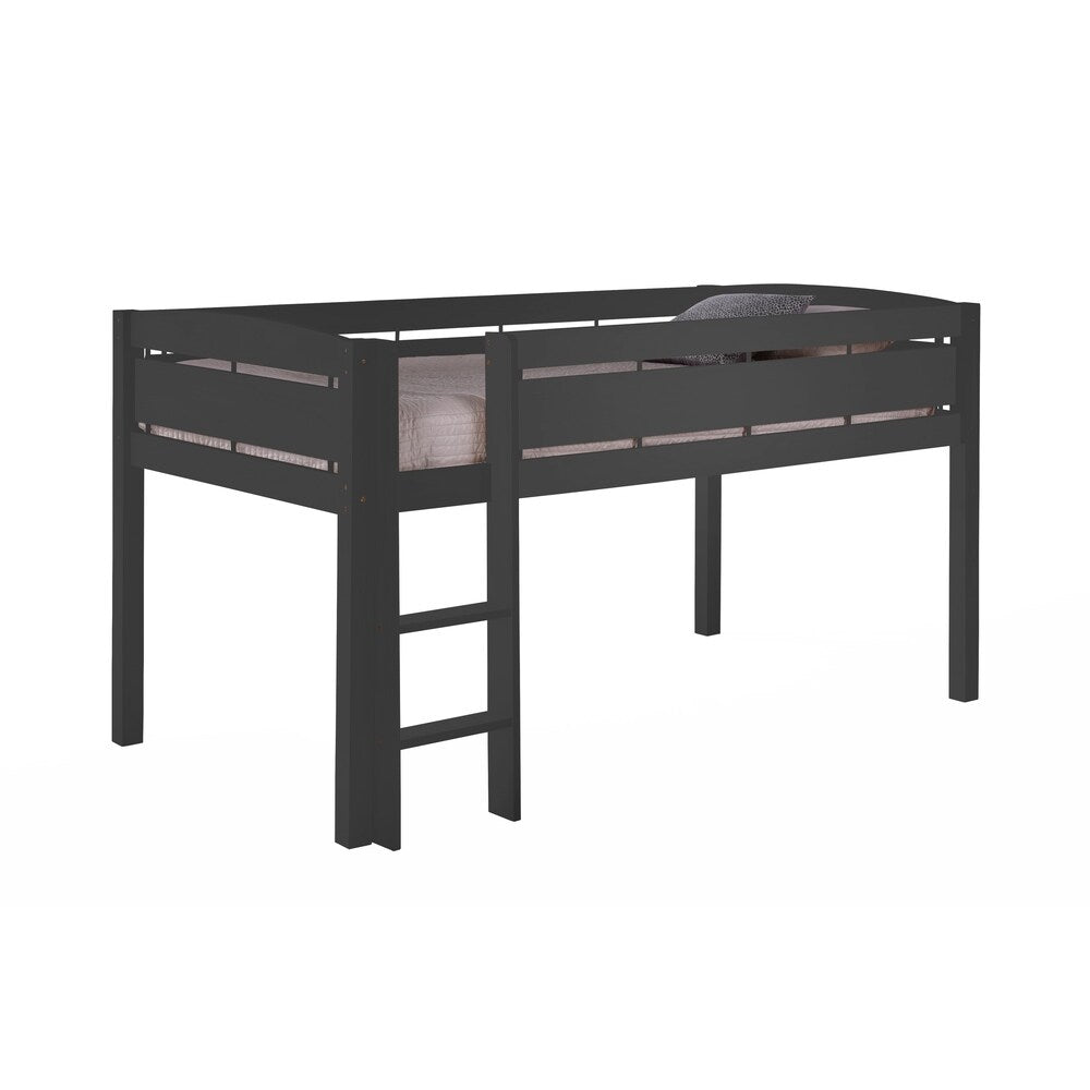 Canwood Whistler Junior Loft Bed Compatible with Twin-Sized Mattress - Featuring Underbed Storage/Organization