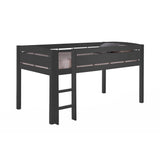 Canwood Whistler Junior Loft Bed Compatible with Twin-Sized Mattress - Featuring Underbed Storage/Organization