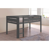 Canwood Whistler Junior Loft Bed Compatible with Twin-Sized Mattress - Featuring Underbed Storage/Organization