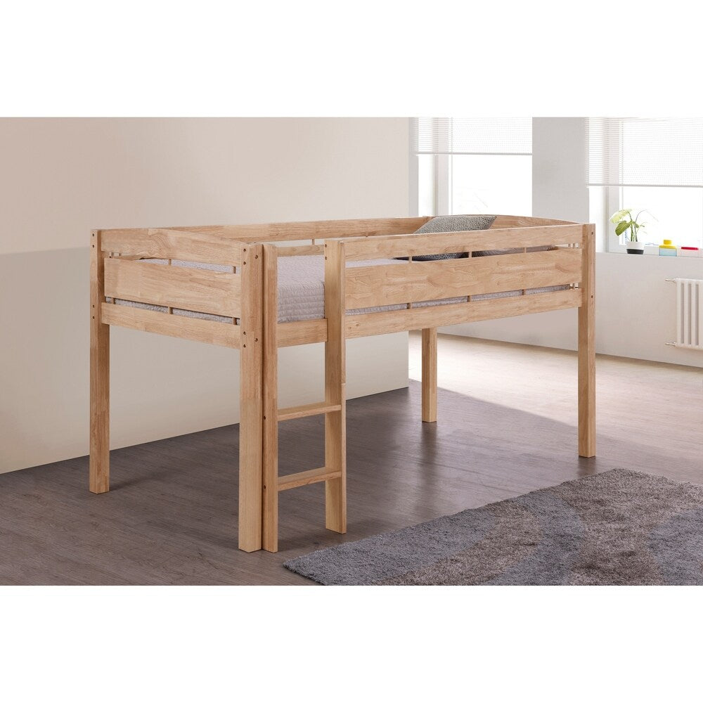 Canwood Whistler Junior Loft Bed Compatible with Twin-Sized Mattress - Featuring Underbed Storage/Organization