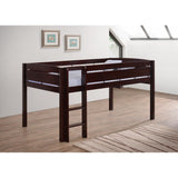 Canwood Whistler Junior Loft Bed Compatible with Twin-Sized Mattress - Featuring Underbed Storage/Organization