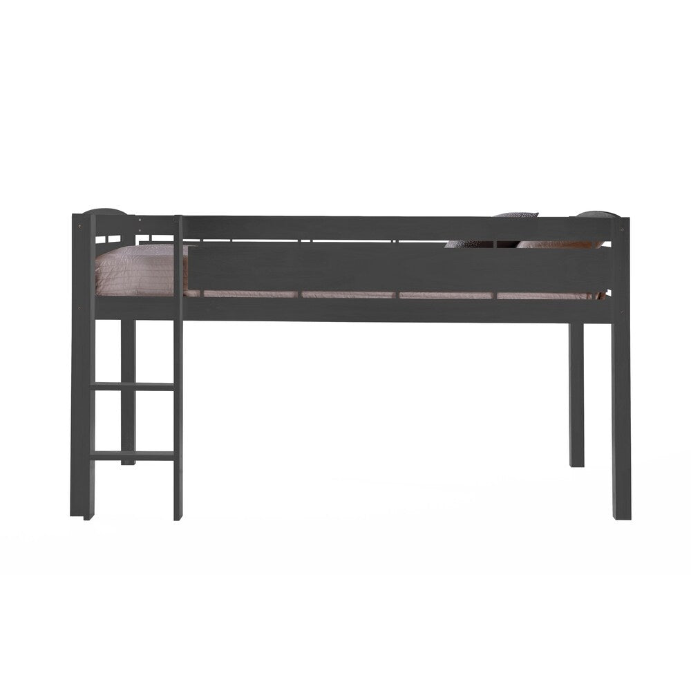 Canwood Whistler Junior Loft Bed Compatible with Twin-Sized Mattress - Featuring Underbed Storage/Organization
