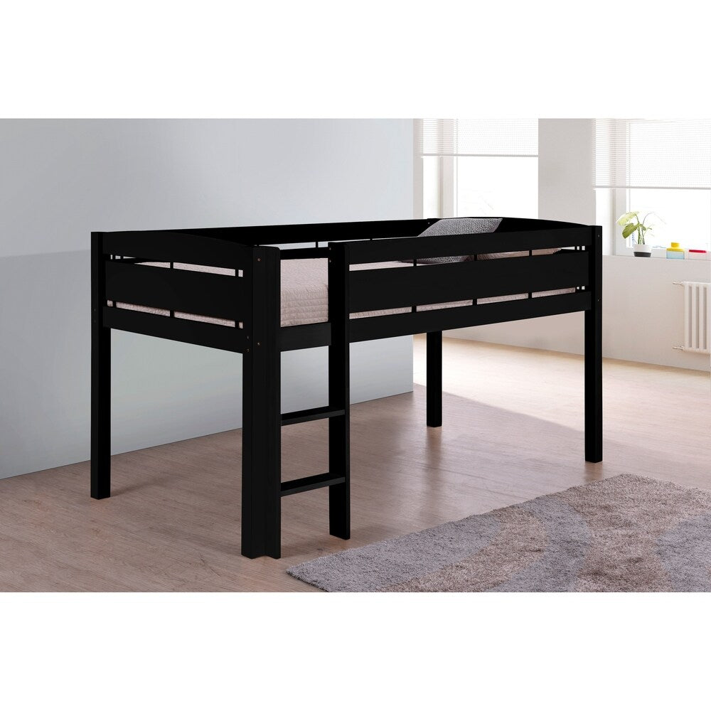 Canwood Whistler Junior Loft Bed Compatible with Twin-Sized Mattress - Featuring Underbed Storage/Organization