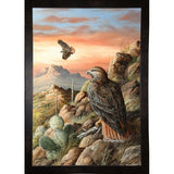 Canyon Hunters-TRESWA129778 Framed Print 27"x18.5" by Trevor V. Swanson