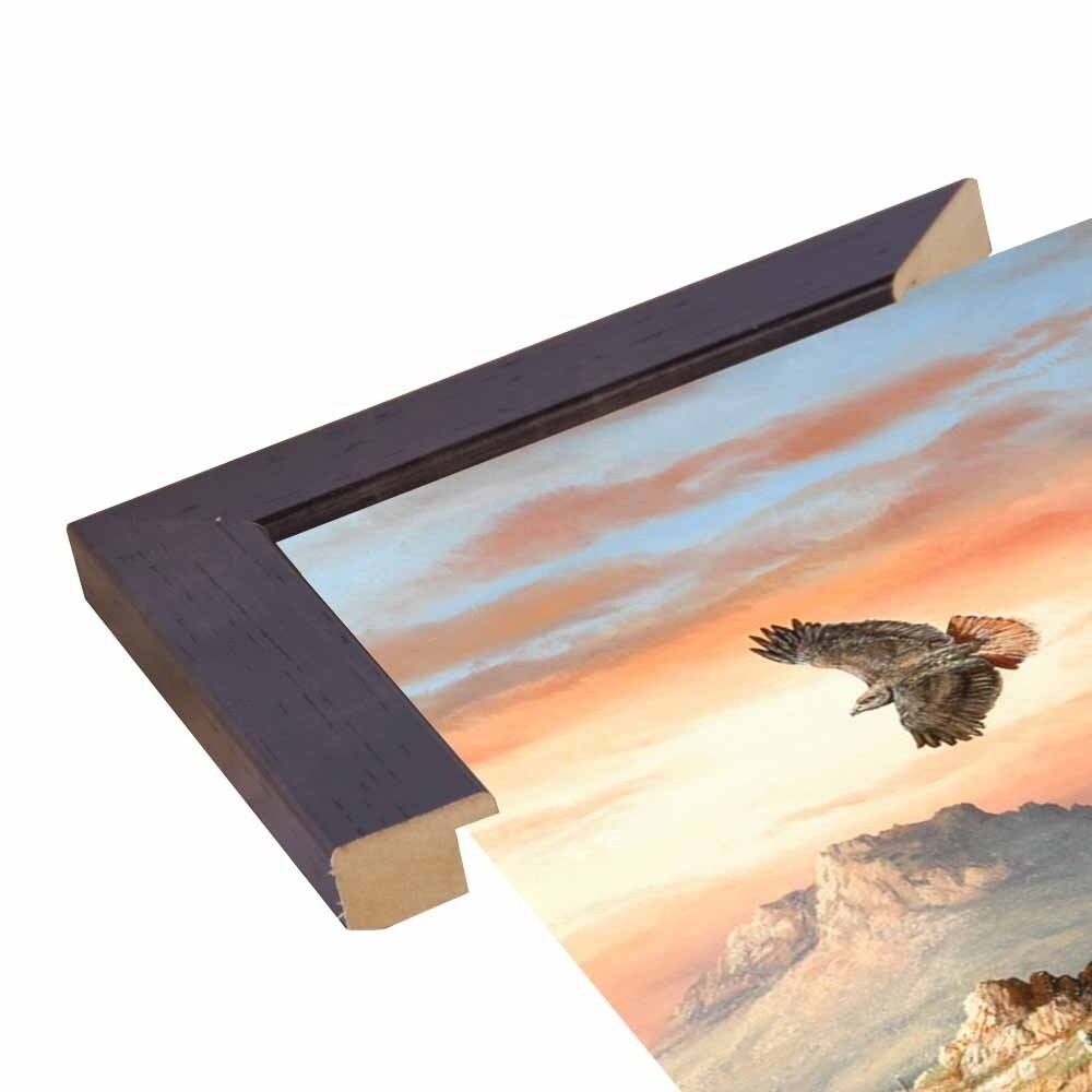 Canyon Hunters-TRESWA129778 Framed Print 27"x18.5" by Trevor V. Swanson