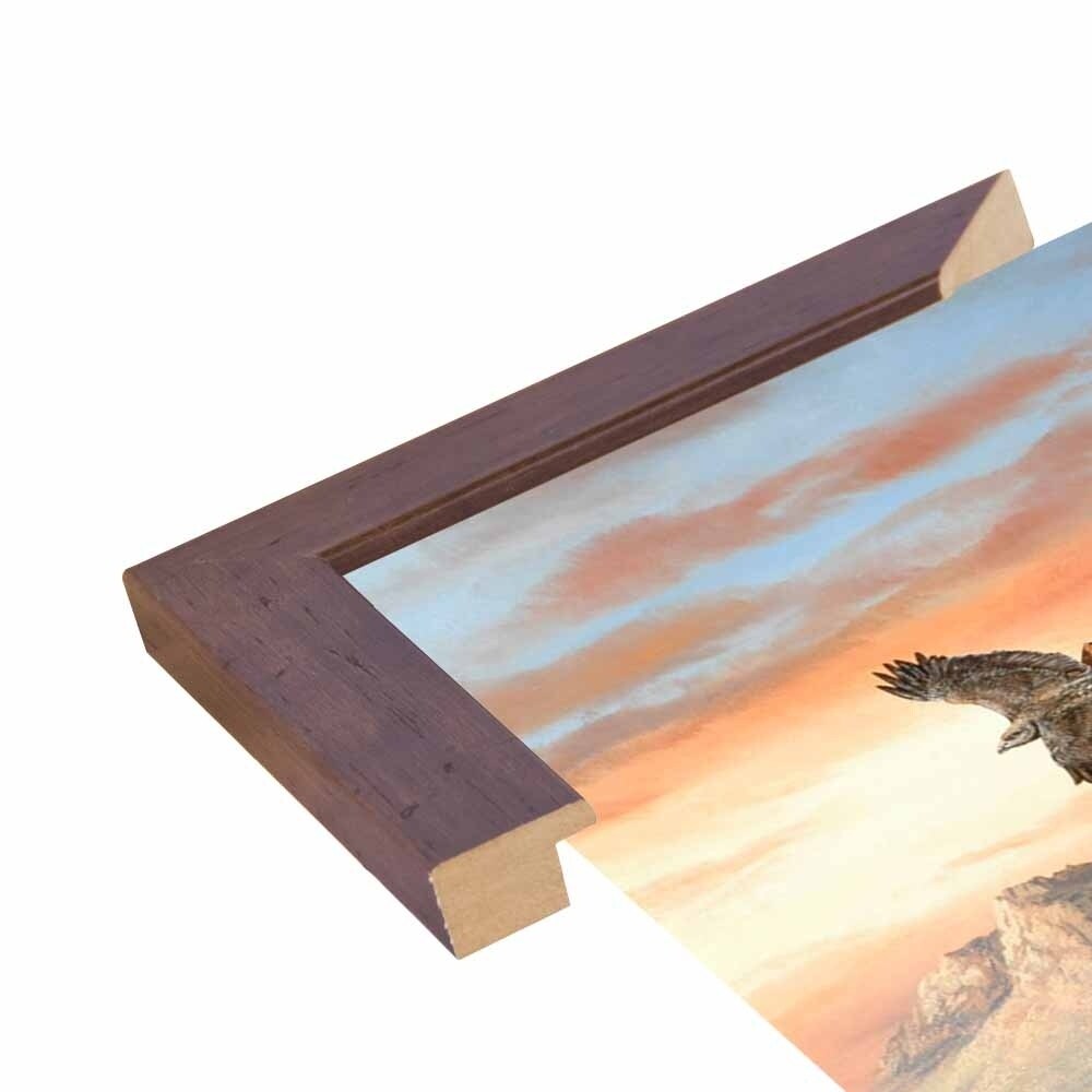 Canyon Hunters-TRESWA129778 Framed Print 27"x18.5" by Trevor V. Swanson