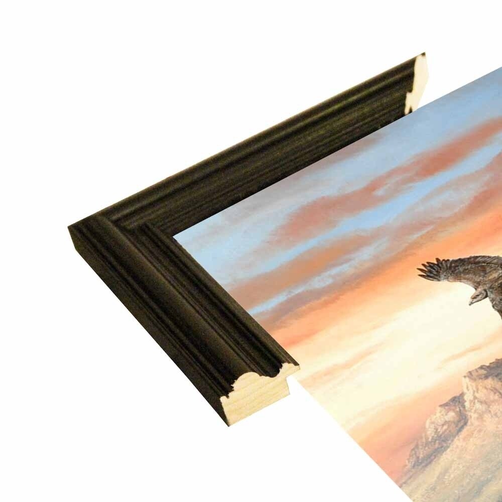 Canyon Hunters-TRESWA129778 Framed Print 27"x18.5" by Trevor V. Swanson