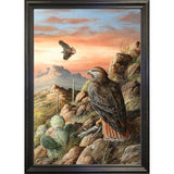 Canyon Hunters-TRESWA129778 Framed Print 27"x18.5" by Trevor V. Swanson