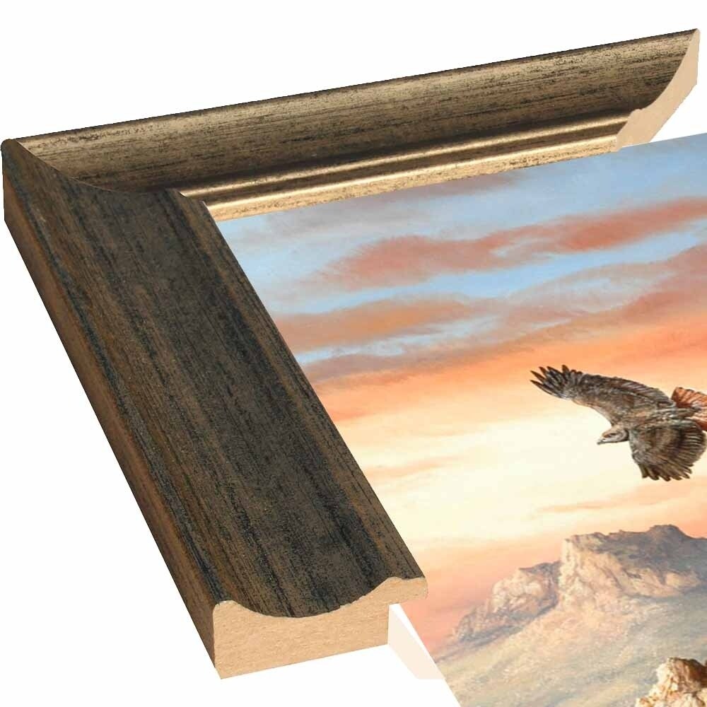 Canyon Hunters-TRESWA129778 Framed Print 27"x18.5" by Trevor V. Swanson