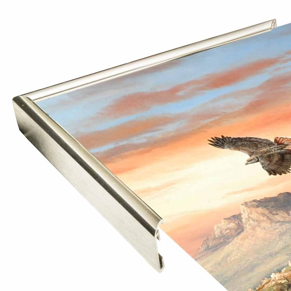 Canyon Hunters-TRESWA129778 Framed Print 27"x18.5" by Trevor V. Swanson