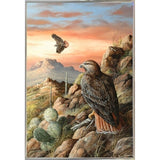 Canyon Hunters-TRESWA129778 Framed Print 27"x18.5" by Trevor V. Swanson