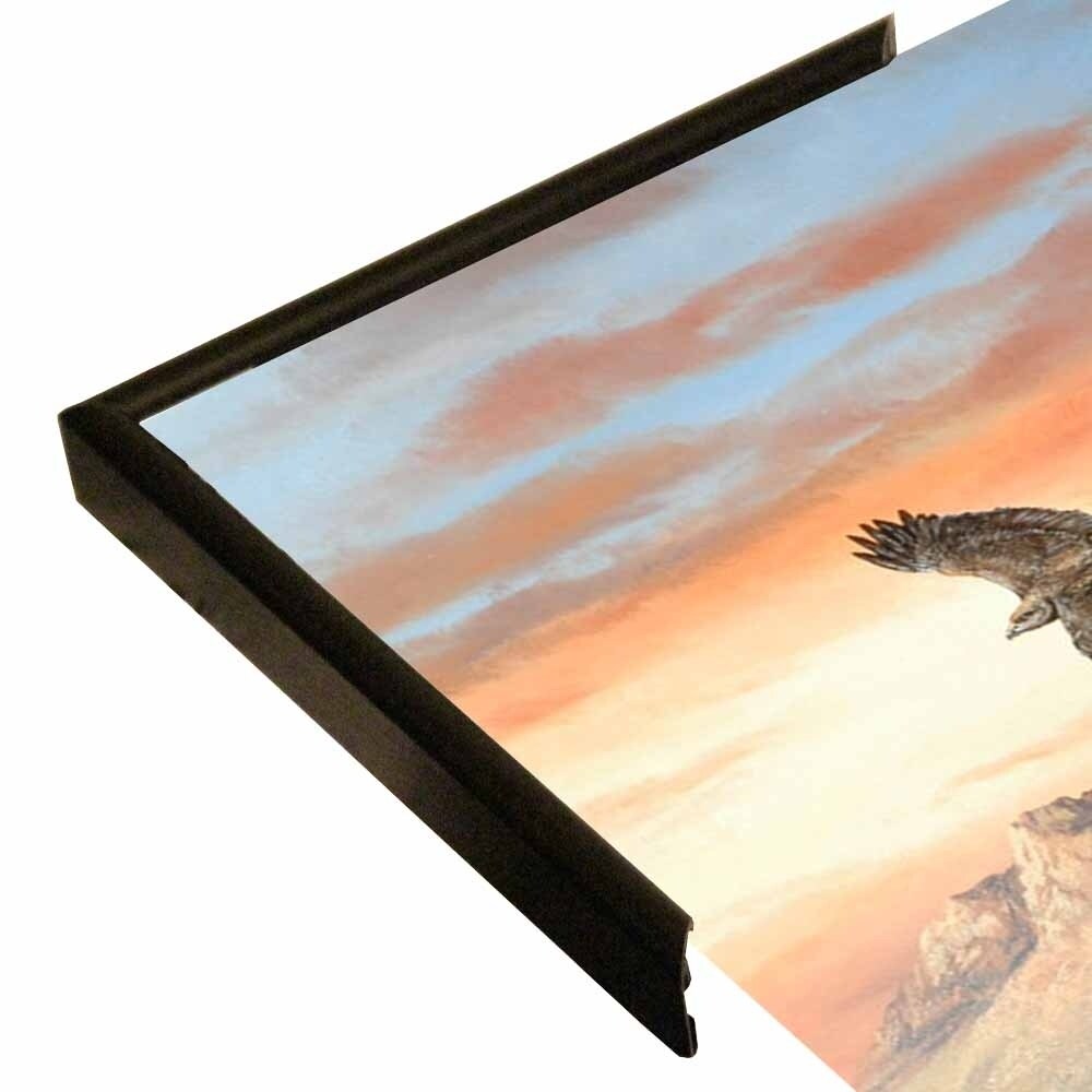 Canyon Hunters-TRESWA129778 Framed Print 27"x18.5" by Trevor V. Swanson