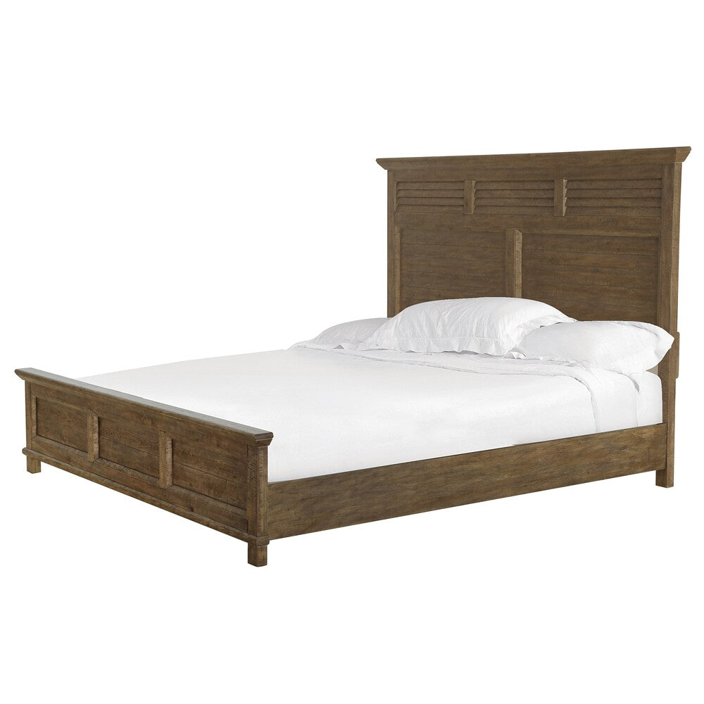 Canyon Road Panel Bed in Soft Caramel
