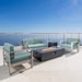 Cape Coral 5-piece Outdoor Fire Pit Chat Set by Christopher Knight Home
