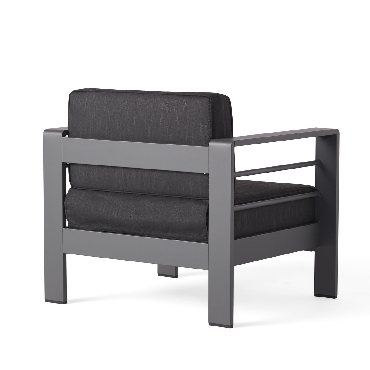 Cape Coral Aluminum Chat Set with Fire Pit by Christopher Knight Home