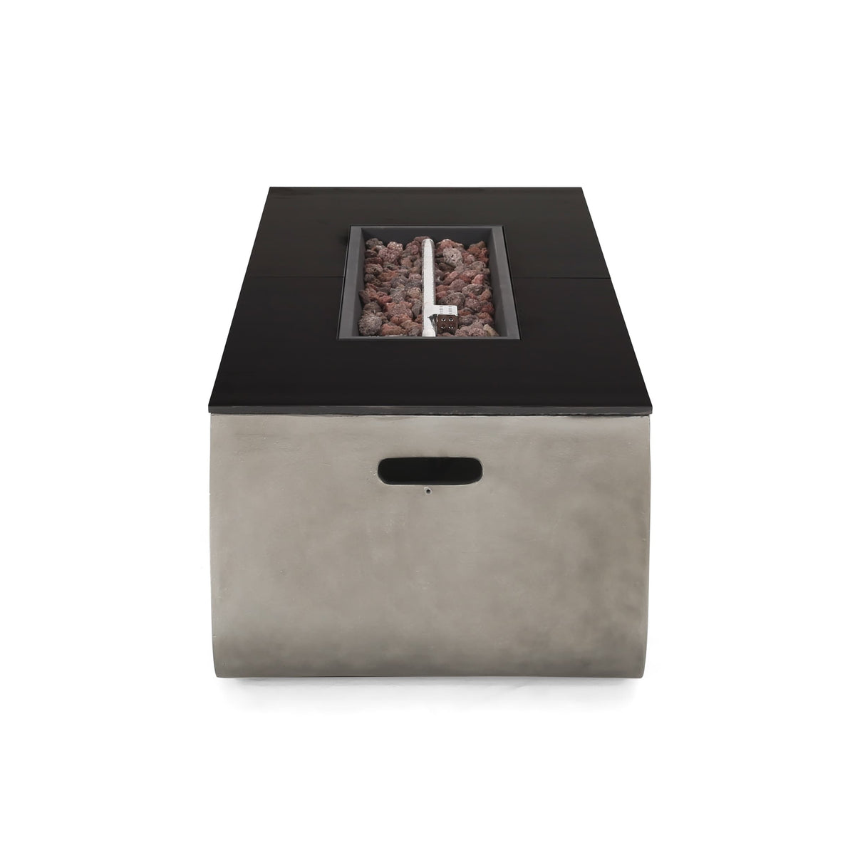 Cape Coral Aluminum Chat Set with Fire Pit by Christopher Knight Home