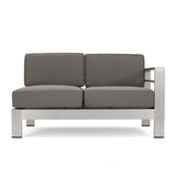 Cape Coral Outdoor 15-piece Entertainment Seating Set with Cushions by Christopher Knight Home