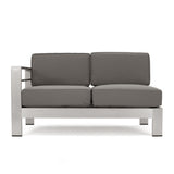 Cape Coral Outdoor 18-piece Entertainment Seating Set with Cushions by Christopher Knight Home