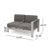 Cape Coral Outdoor 18-piece Entertainment Seating Set with Cushions by Christopher Knight Home