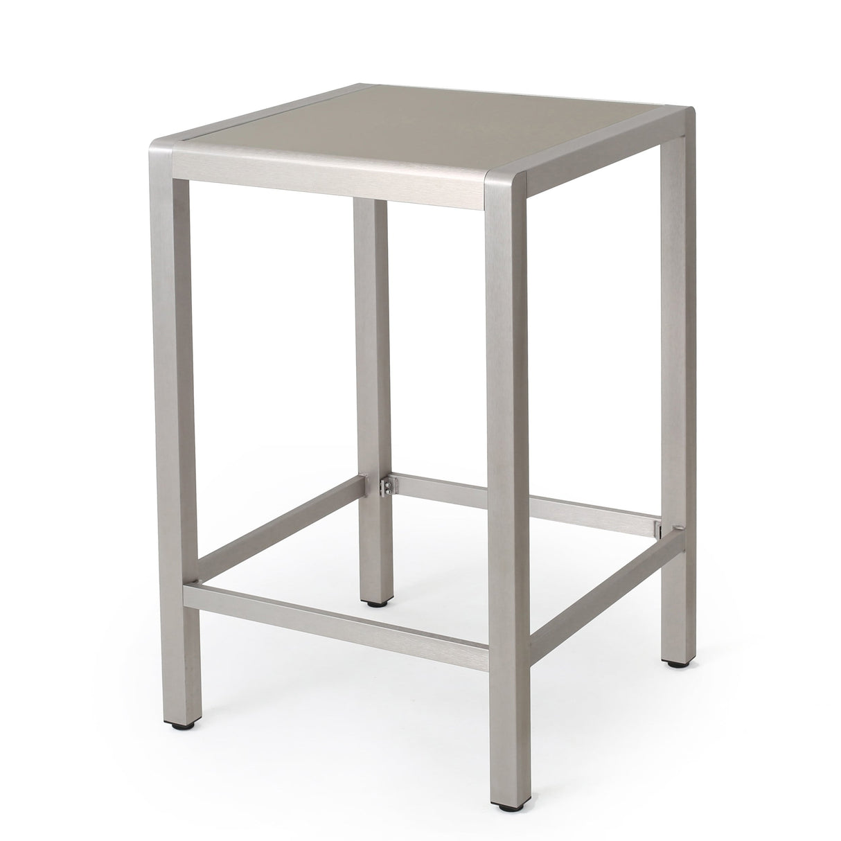 Cape Coral Outdoor 3-piece Bar Set with Glass Table Top by Christopher Knight Home