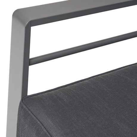 Cape Coral Outdoor 4 Seater Aluminum Chat Set with Side Table by Christopher Knight Home
